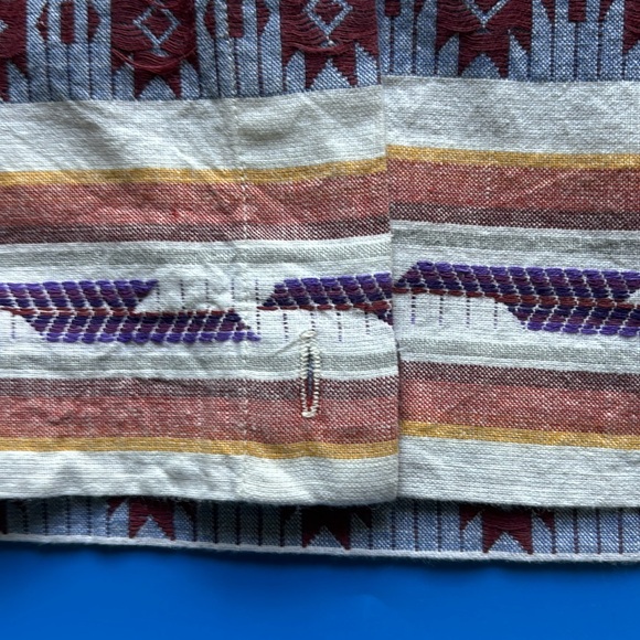 Vintage Chic Western Aztec Cowgirl Button Front Shirt - Picture 10 of 12